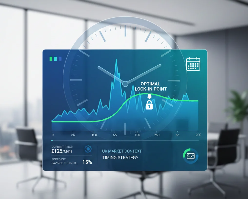 How can businesses optimize energy procurement timing
