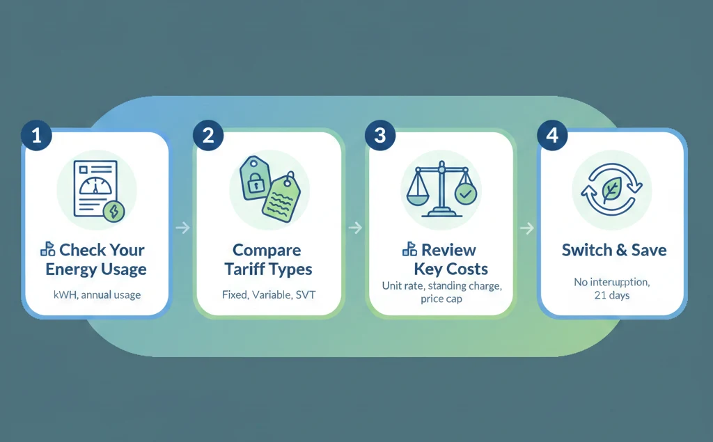 How to compare energy suppliers

