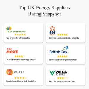 Top uk energy Suppliers rating